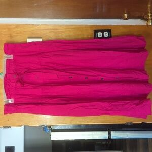 Strapless midi dress